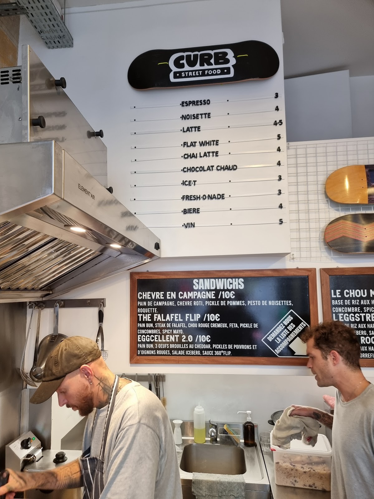 CURB STREET FOOD: the place