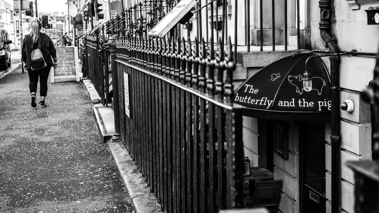 The butterfly and the pig: the place