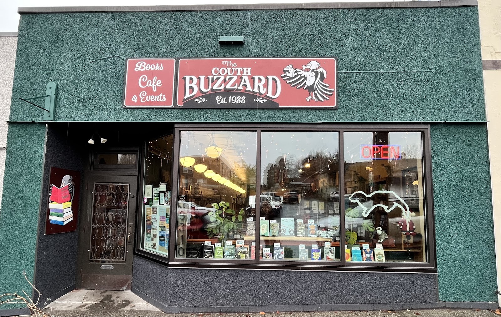 The Couth Buzzard - Books & Community: the place