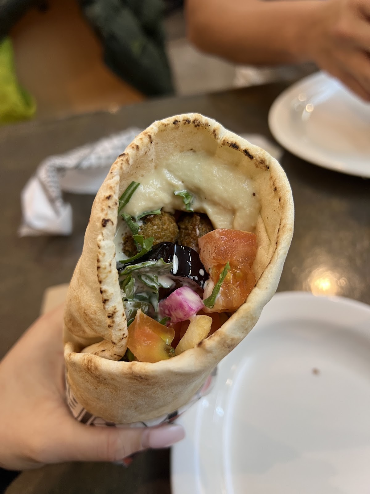 Wazzup Falafel: food & drinks