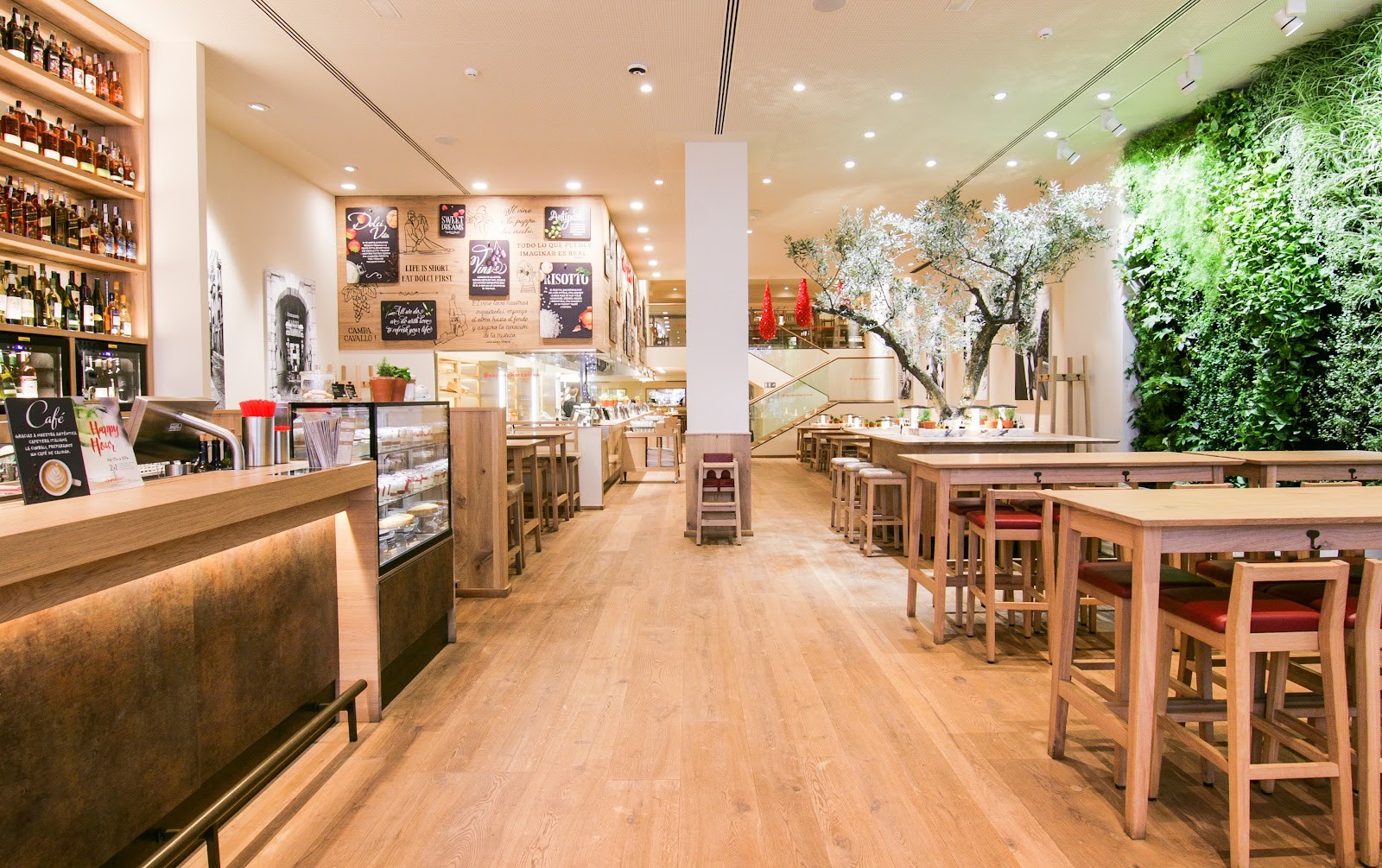 Vapiano Gran Via: the place