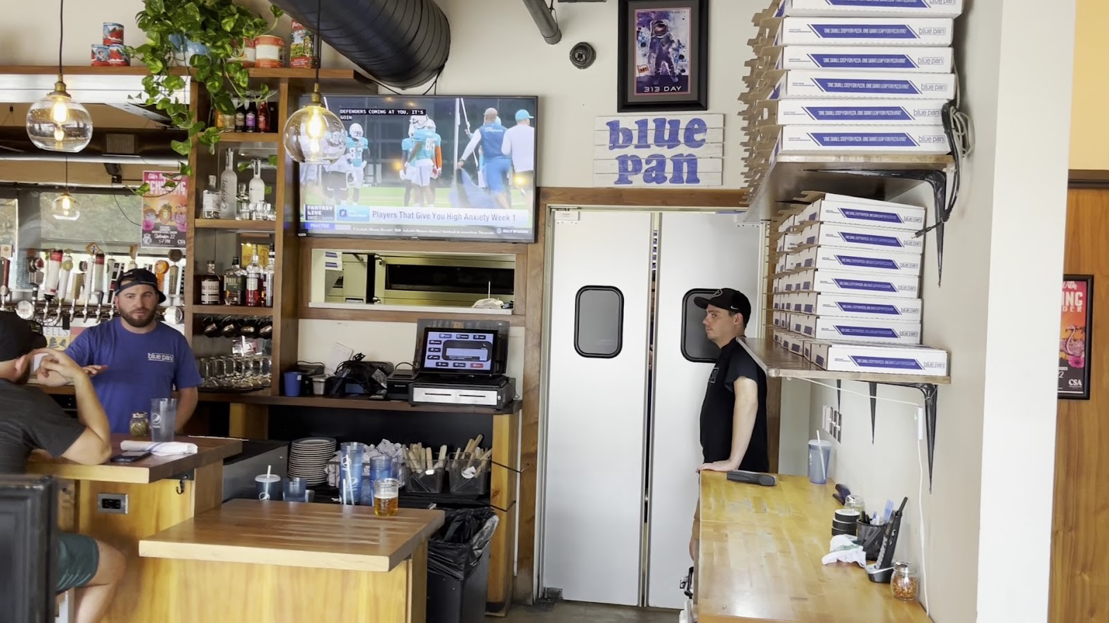 Blue Pan Pizza: the place