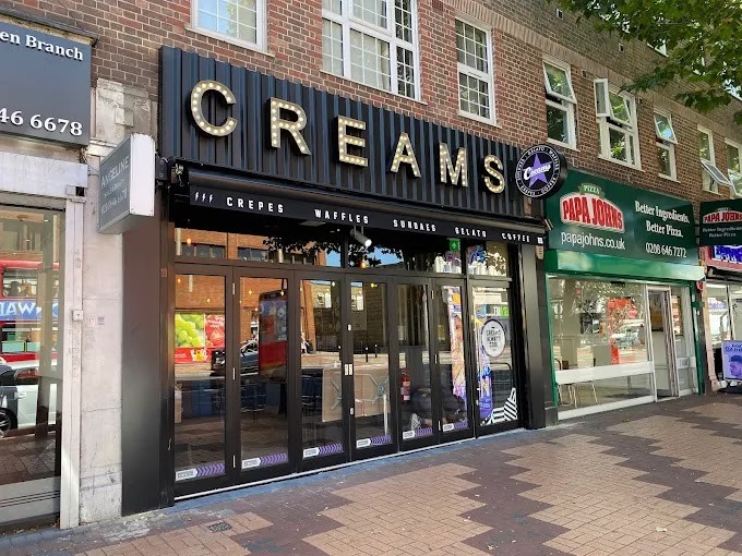 Creams Cafe Morden: the place