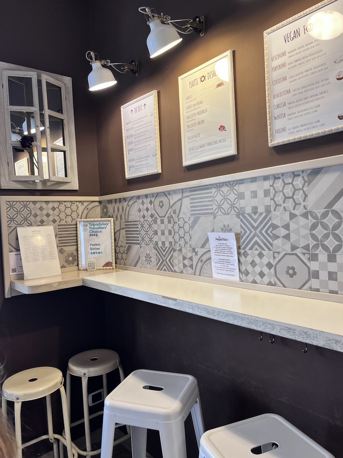 Panino Sistino: the place