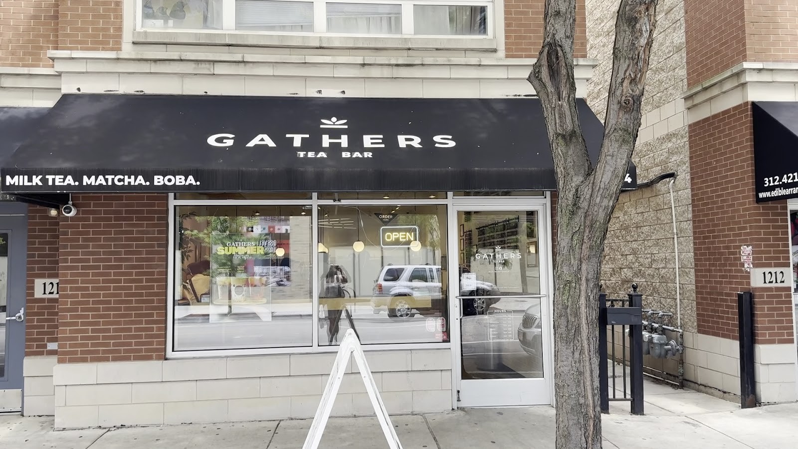 Gathers Tea Bar: the place