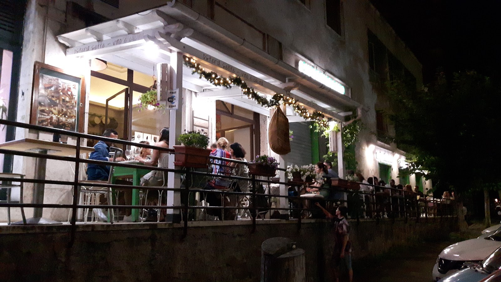 Osteria sette: the place
