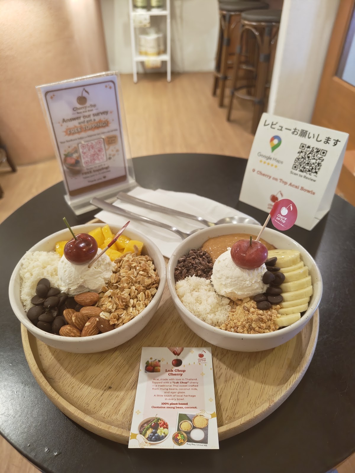 Cherry on Top Acai Bowls: food & drinks