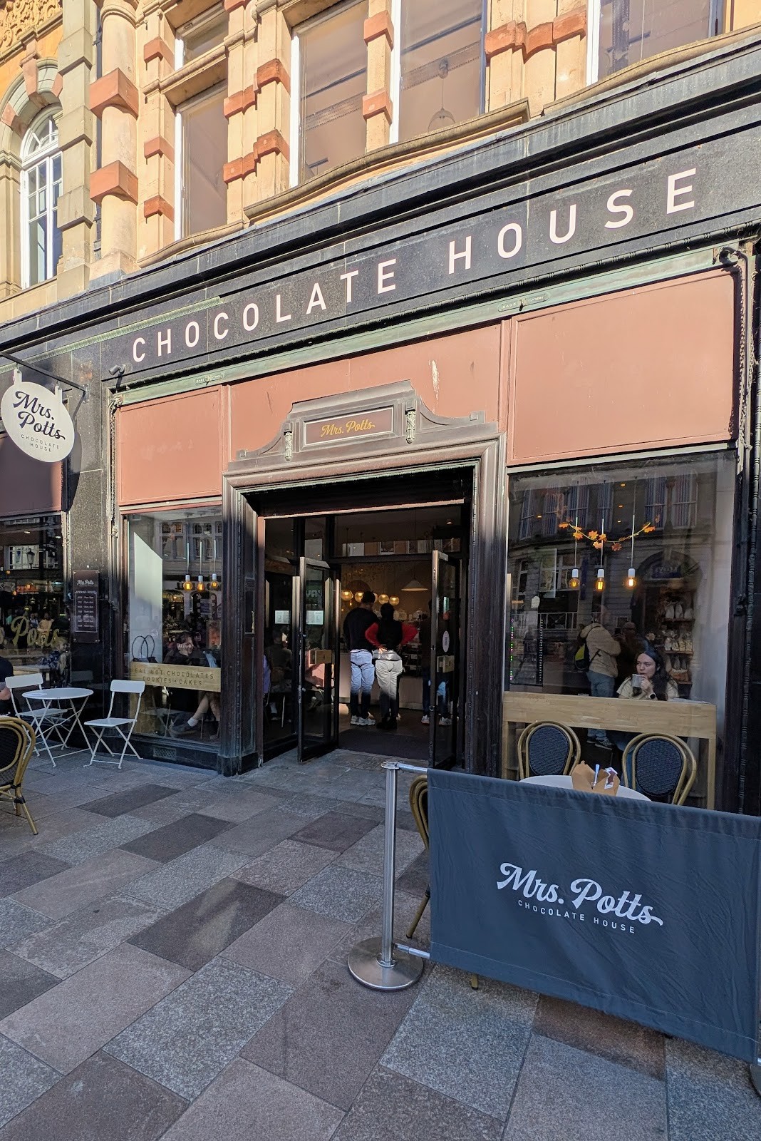 Mrs Potts Chocolate House: the place