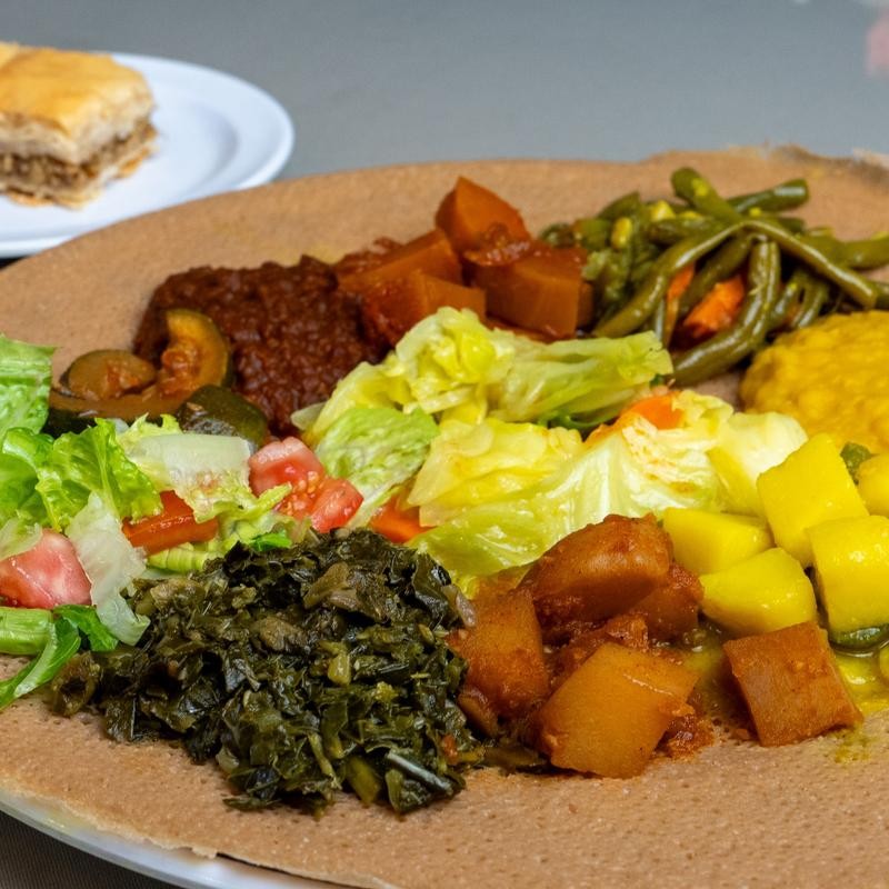 Rahel Ethiopian Vegan Cuisine: food & drinks