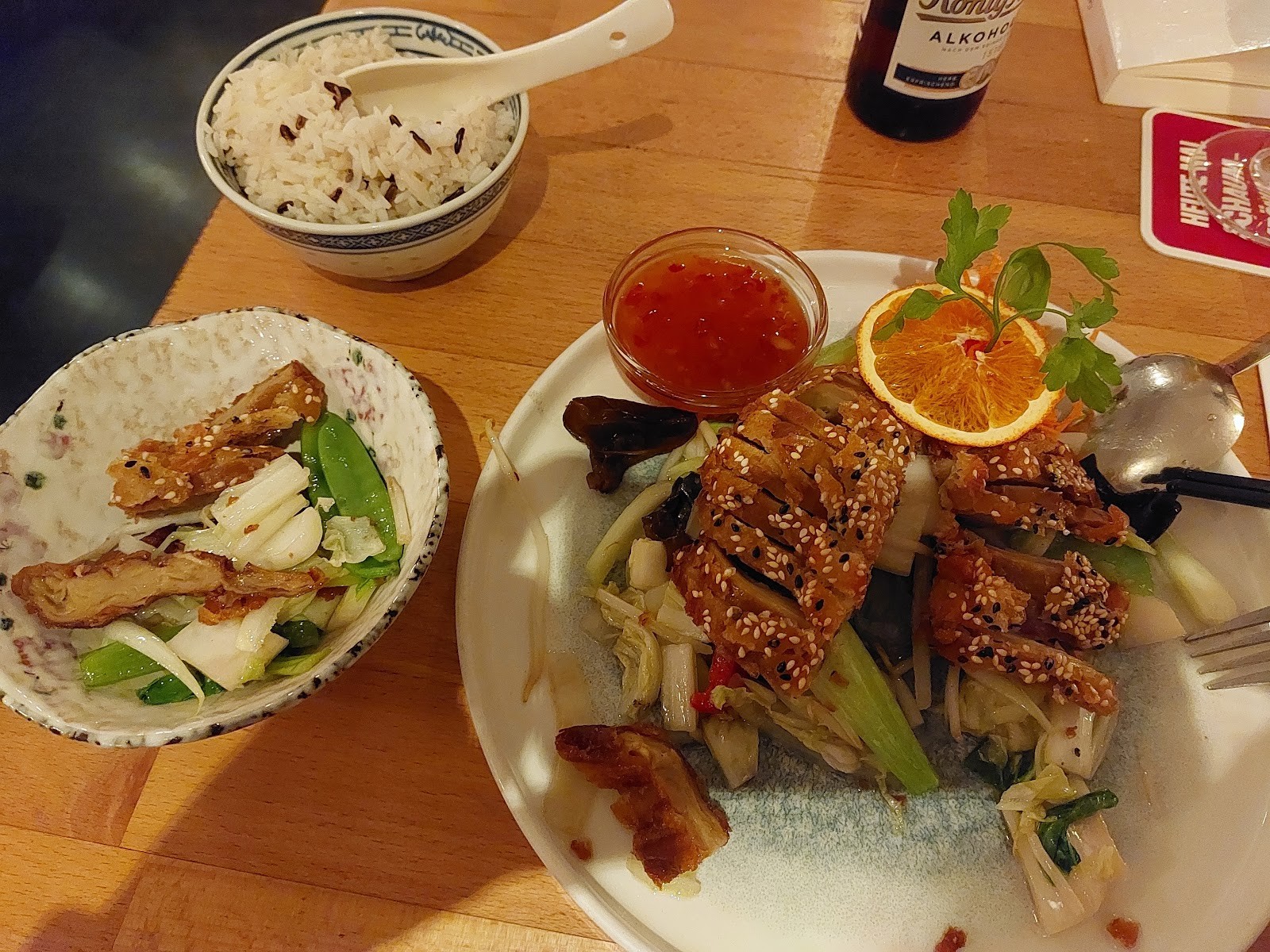 The Butterfly Lovers: food & drinks
