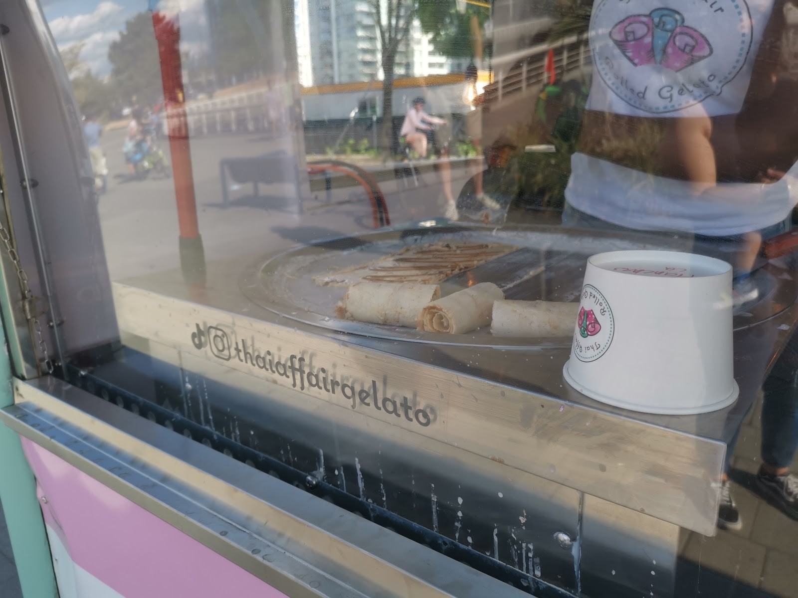 Thai Affair Rolled Gelato: the place