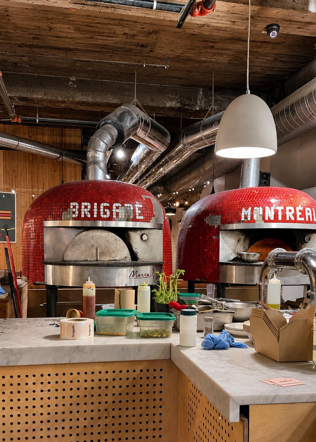 Brigade Pizzeria: the place