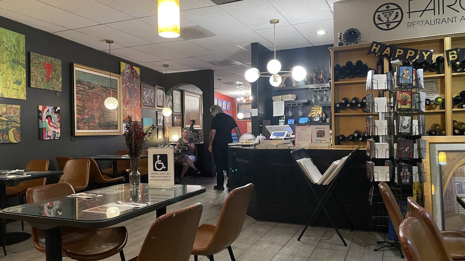 Fairouz Cafe & Gallery: the place