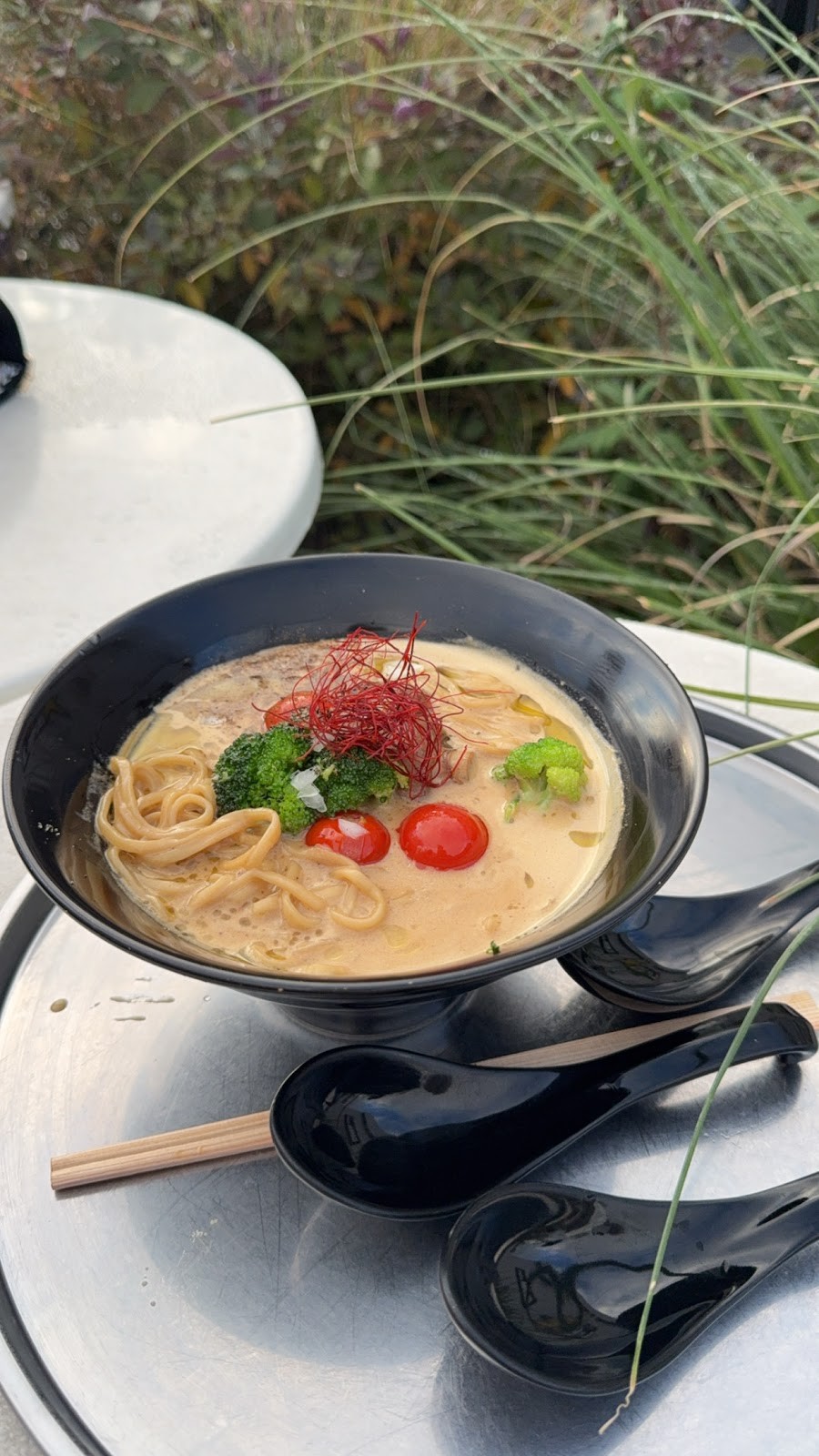 Vegan Ramen UZU Tokyo (inside teamLab Planets): food & drinks