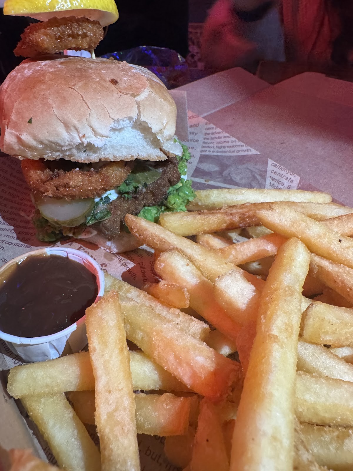The Happy Fish: food & drinks
