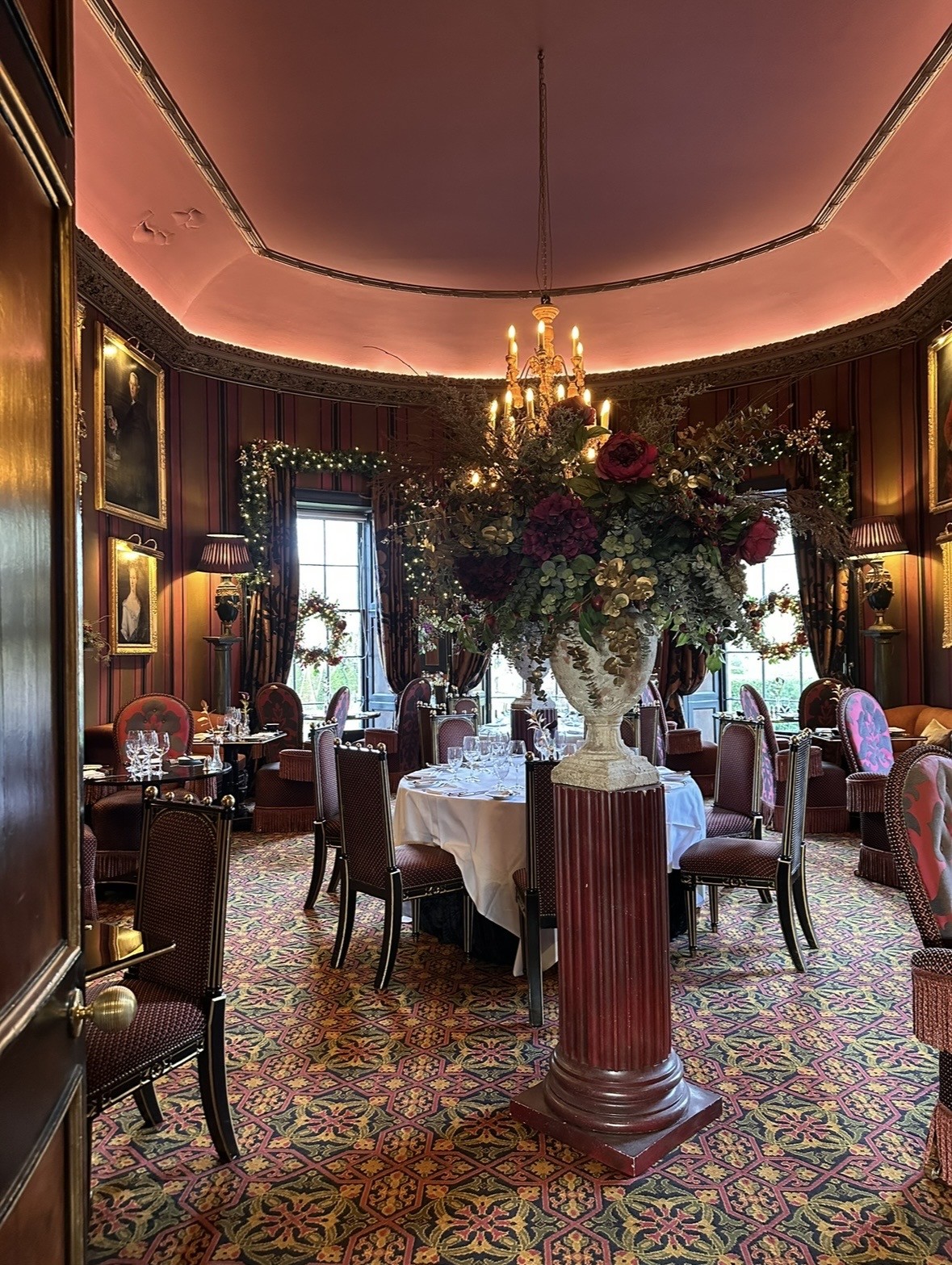Rhubarb at Prestonfield House: the place