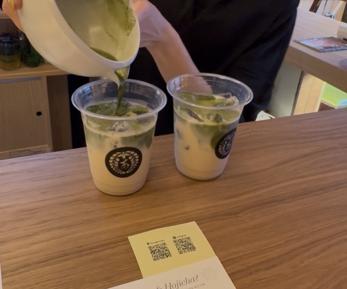 Matcha Arinsu: food & drinks