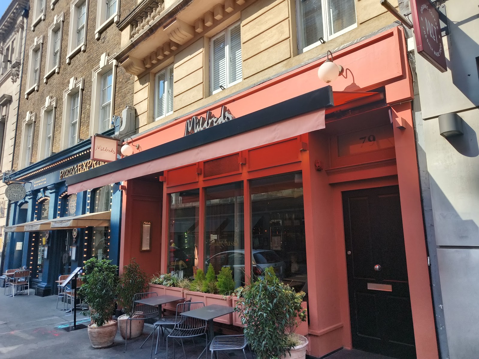 Mildreds Covent Garden: the place