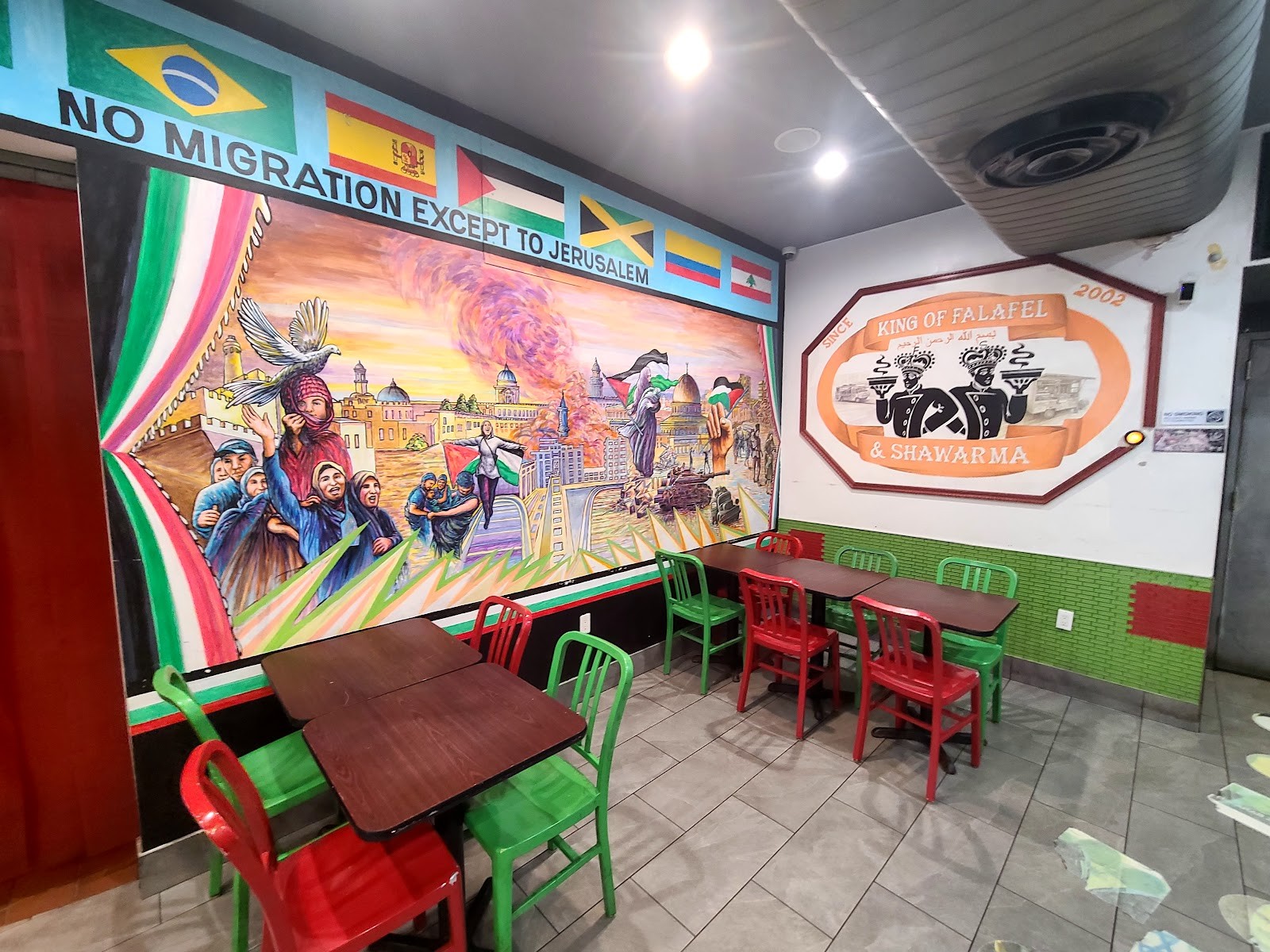 King of Falafel & Shawarma: the place