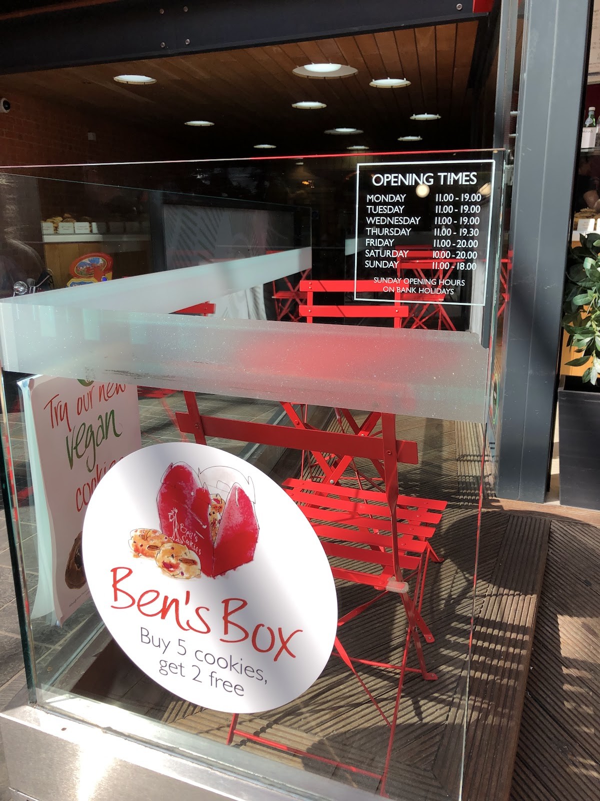 Ben's Cookies: the place