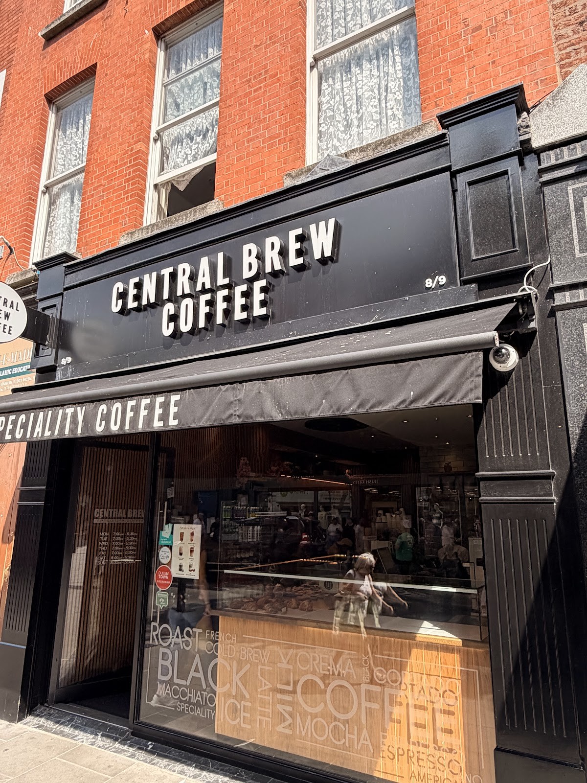 Central Brew Coffee: the place
