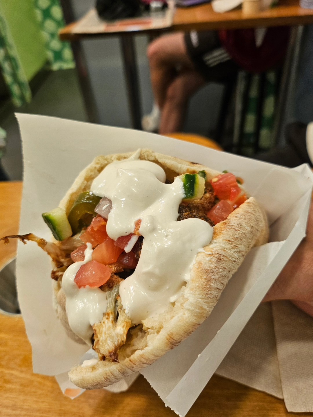 Maoz Falafel & Chips: food & drinks