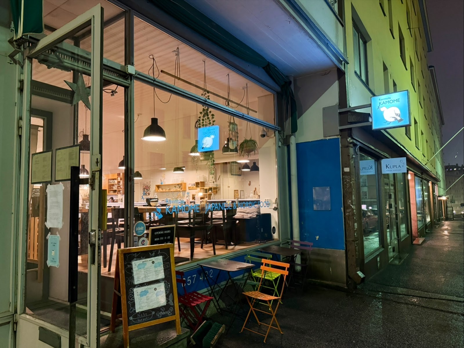Ravintola Kamome: the place