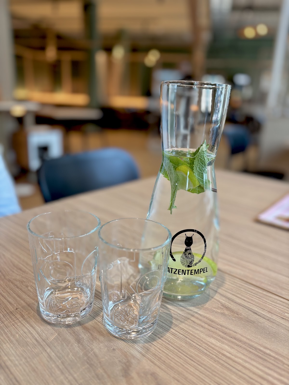 Katzentempel Hamburg Holstenwall: food & drinks