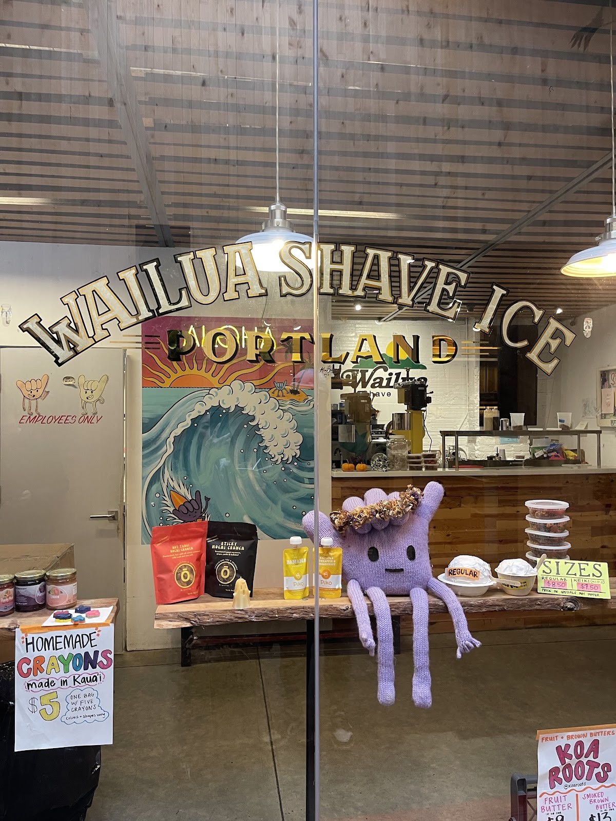 Wailua Shave Ice Portland: the place