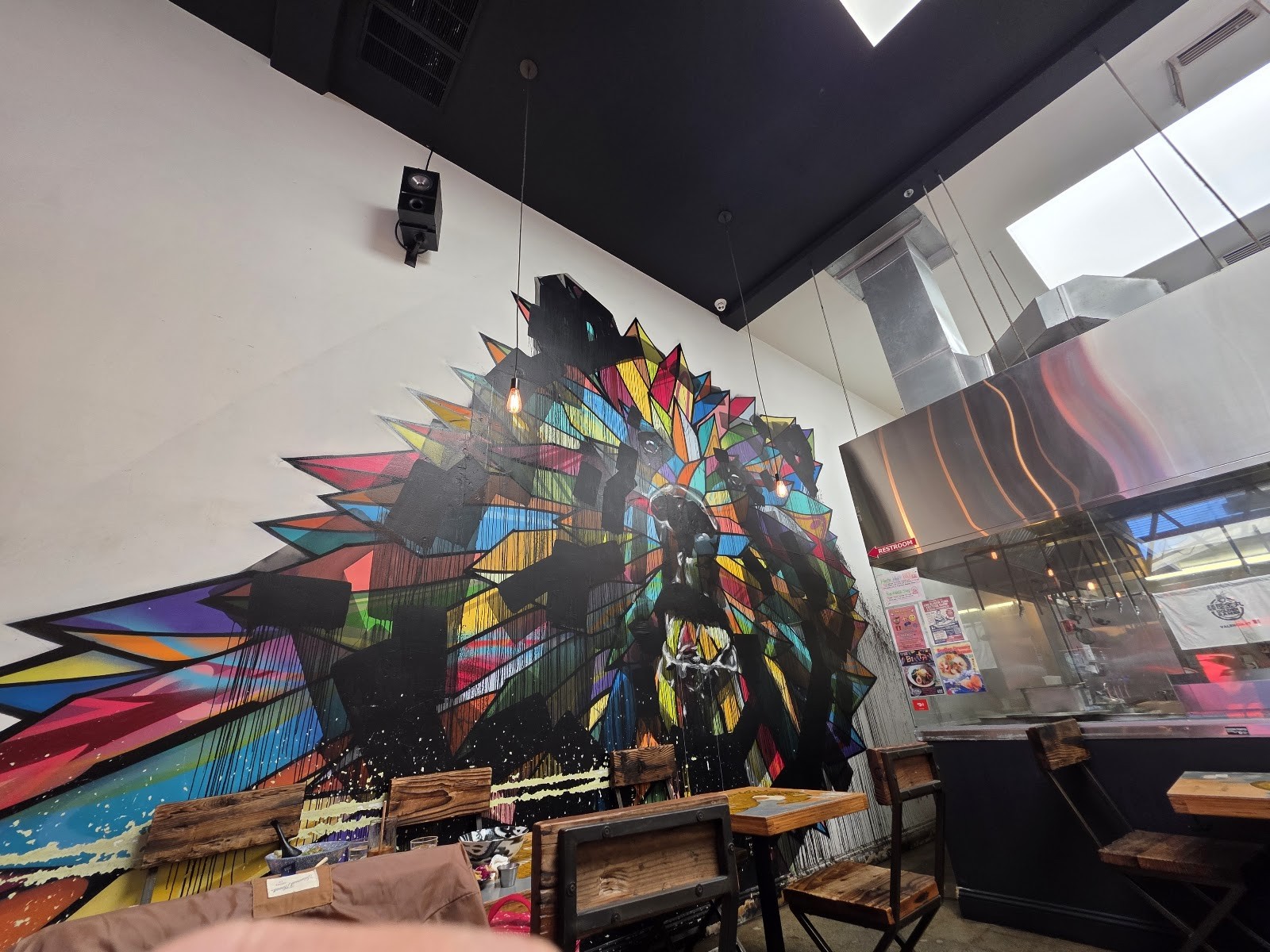 Menya Kanemaru Golden Ramen: the place