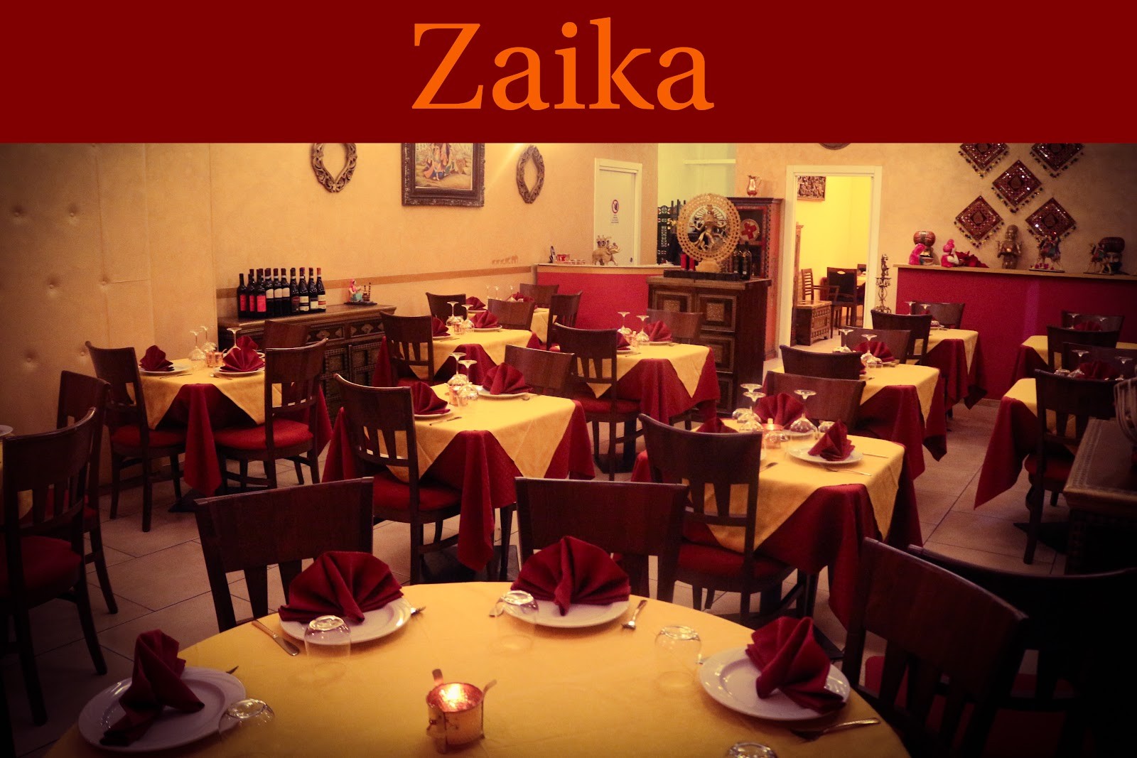 Zaika Ristorante Indiano: the place
