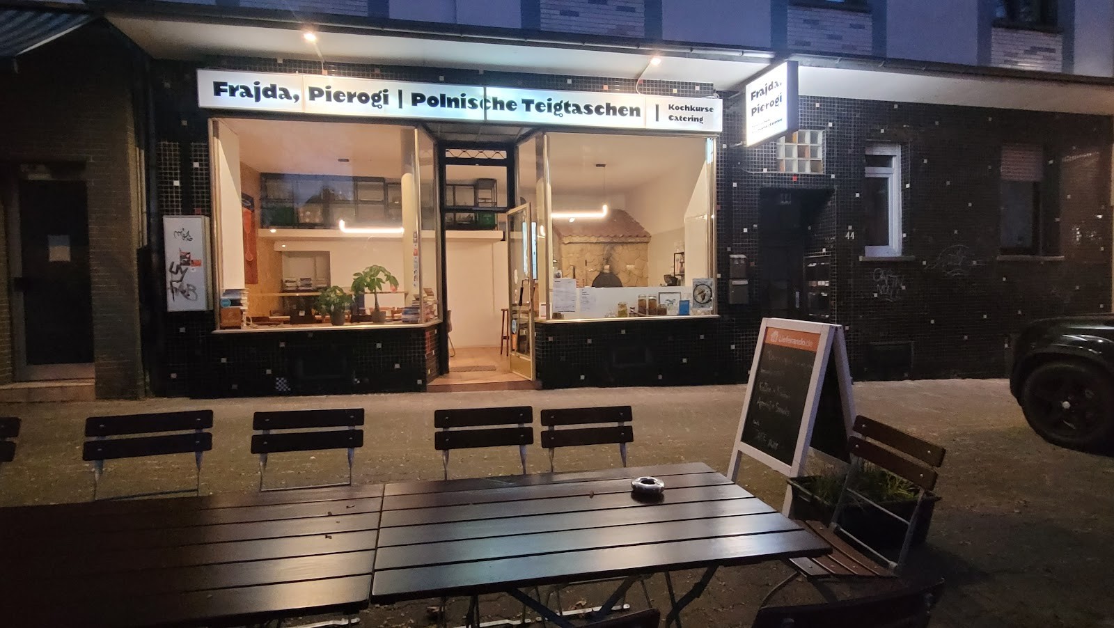 Frajda, Pierogi: the place