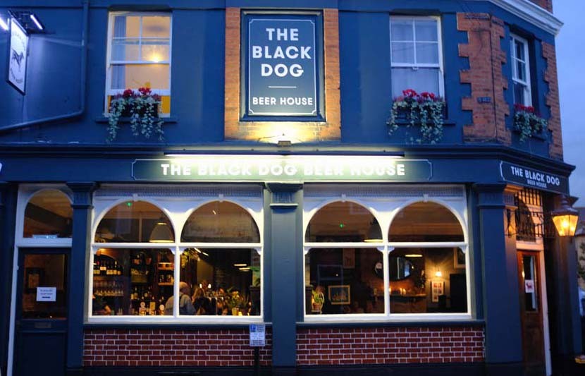 The Black Dog Beer House: the place