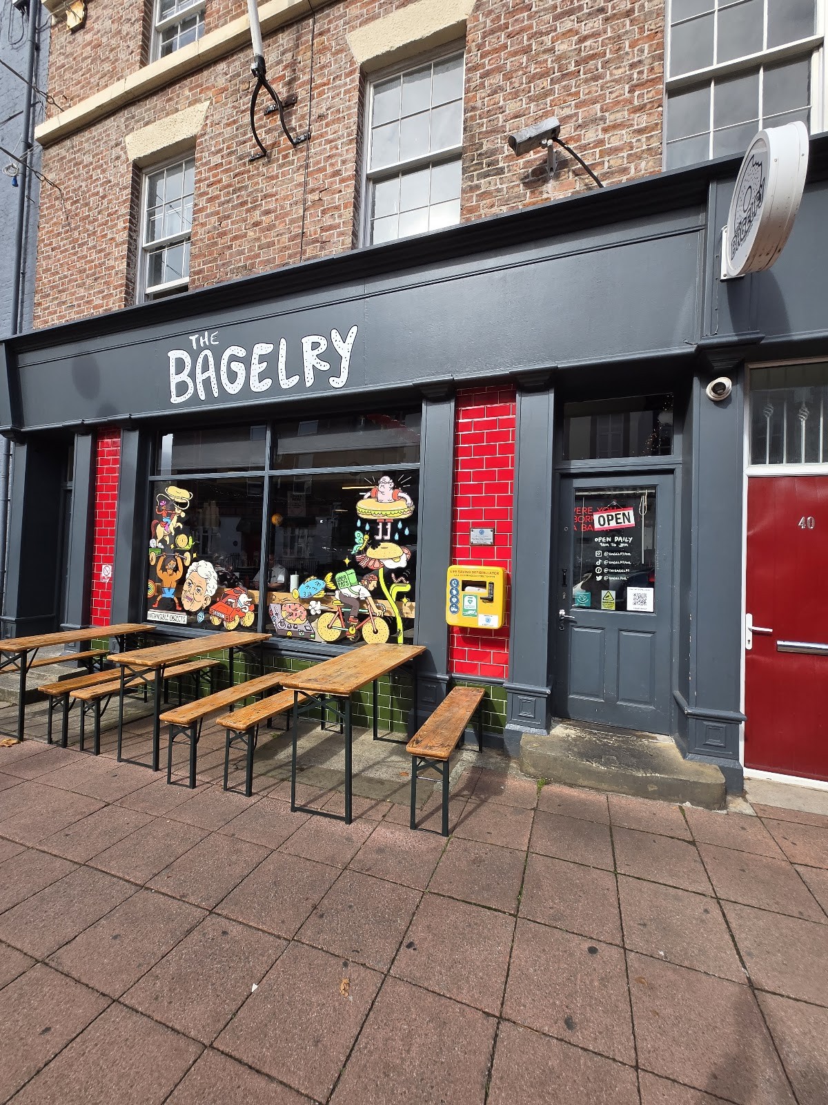The Bagelry Nelson St: the place