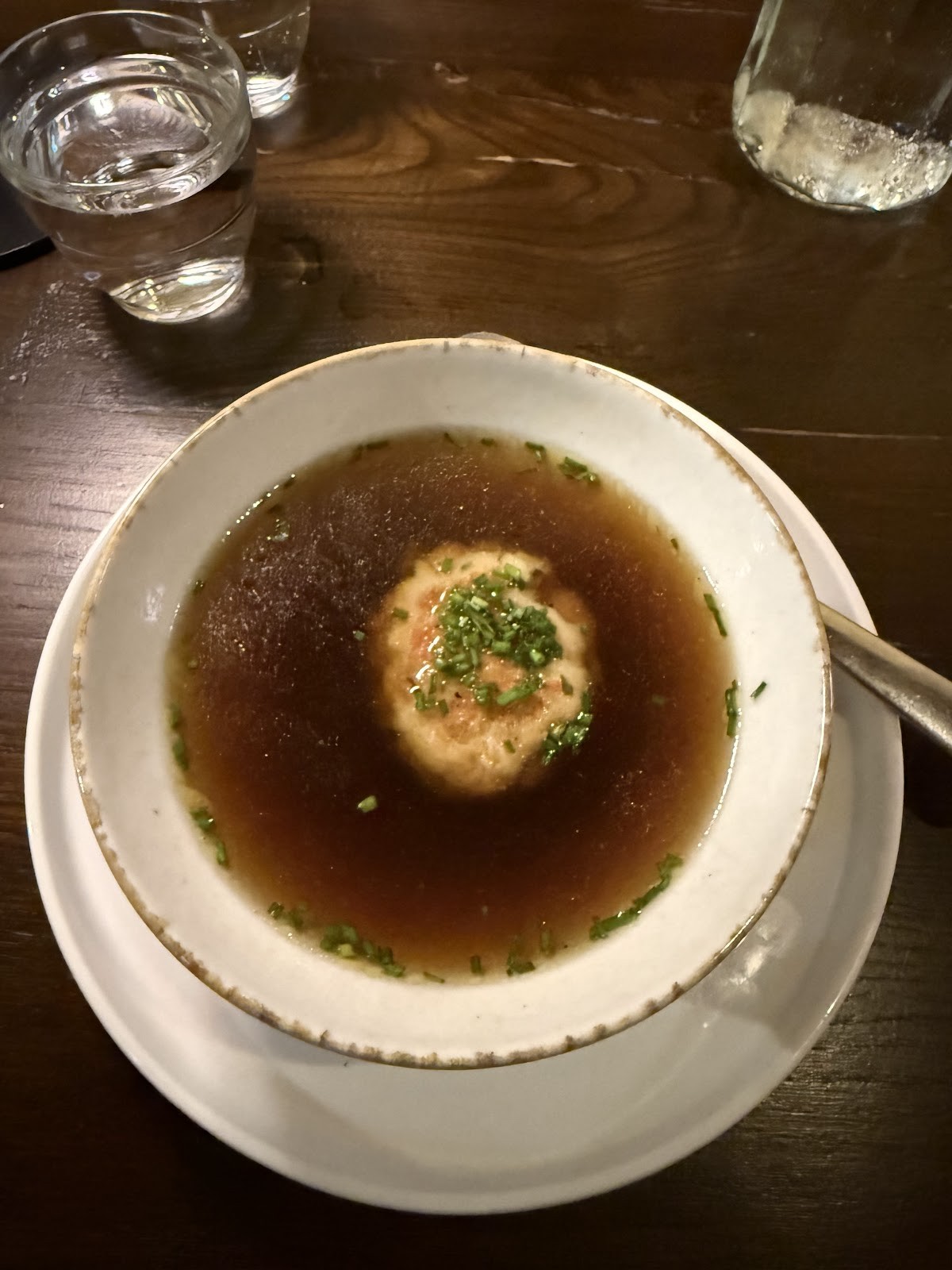 Tisch: food & drinks