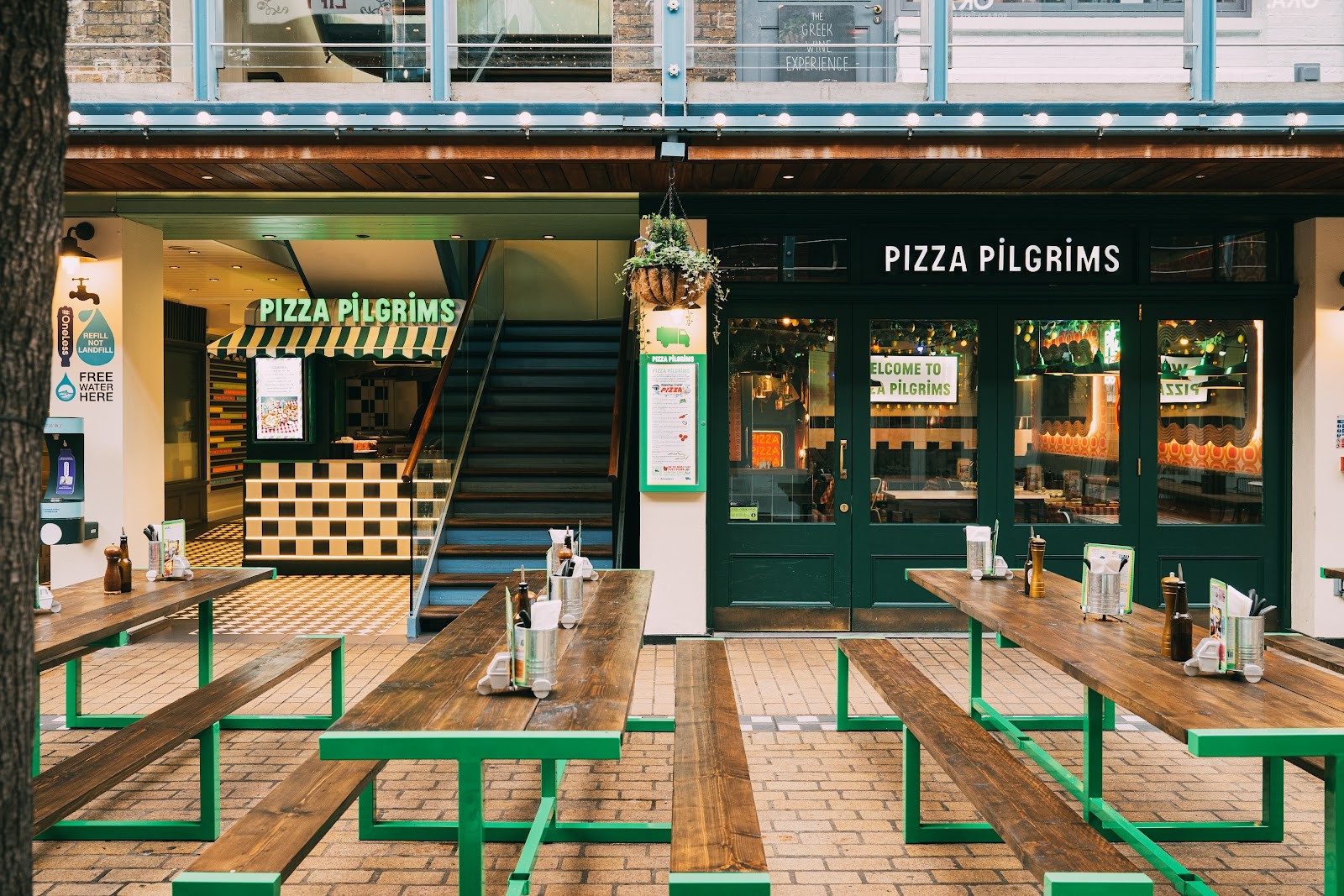Pizza Pilgrims Carnaby: the place