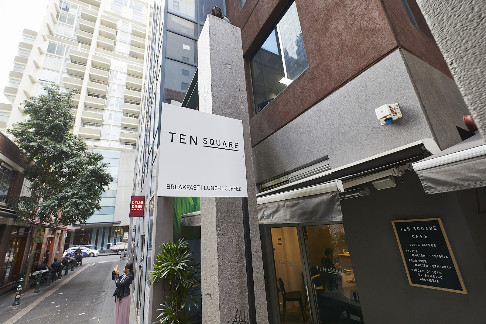 Ten Square Cafe: the place