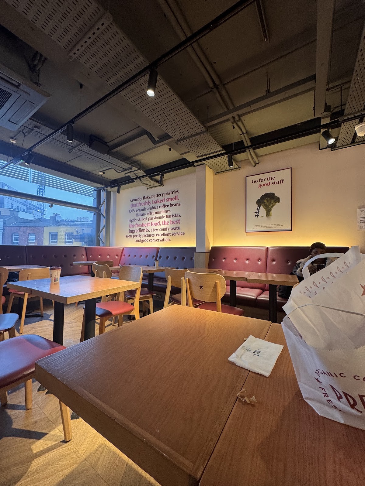 Pret A Manager - Connolly Station: the place