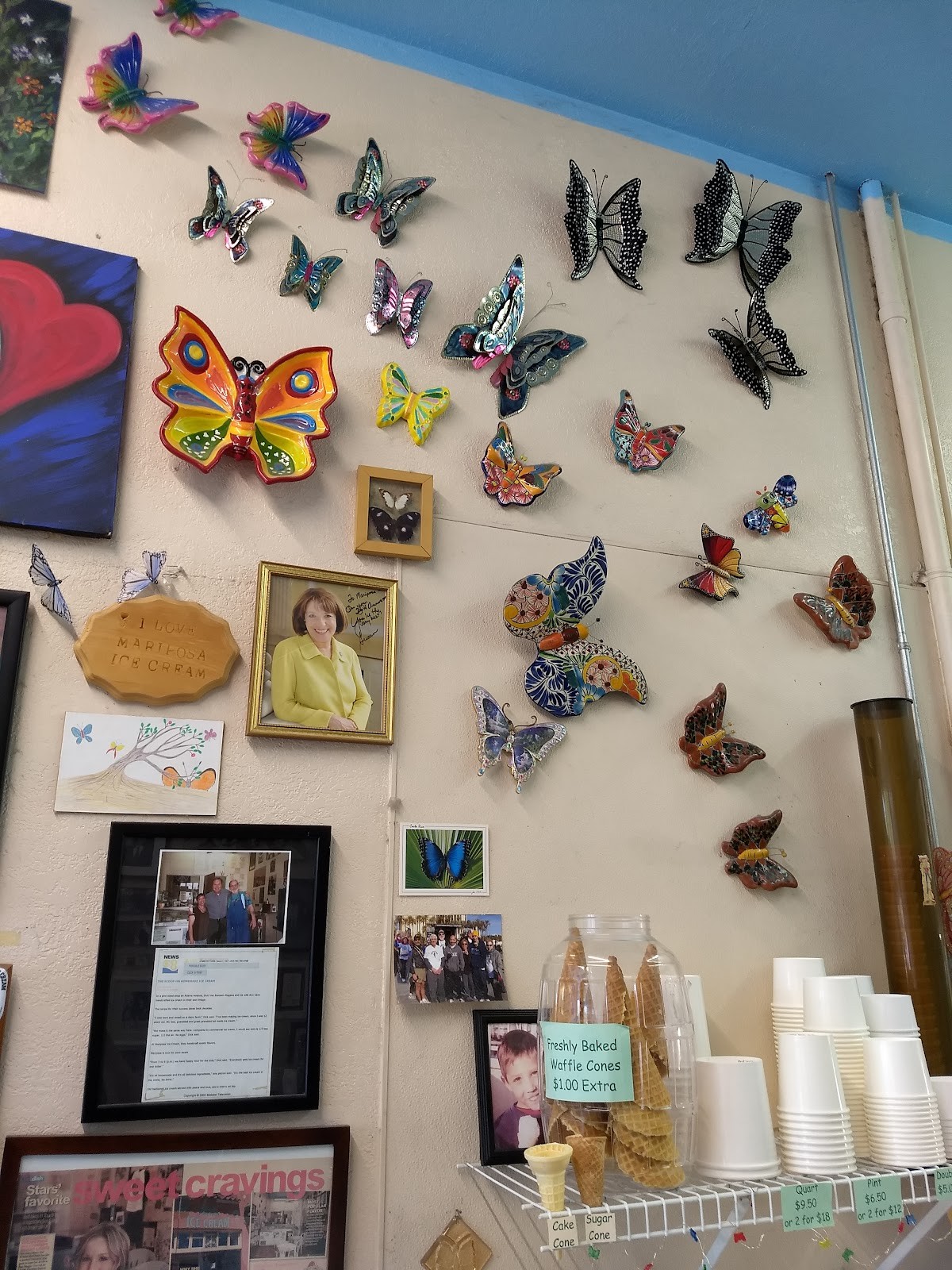 Mariposa Ice Cream: the place