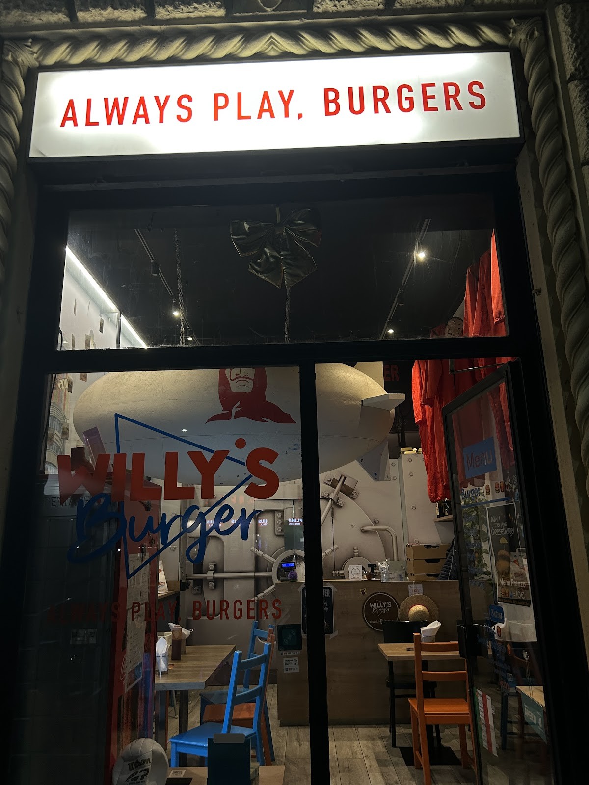 Willy's Burger: the place