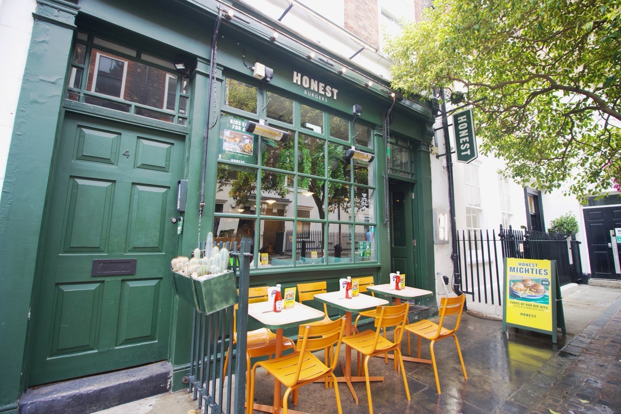 Honest Burgers Meard Street - Soho: the place