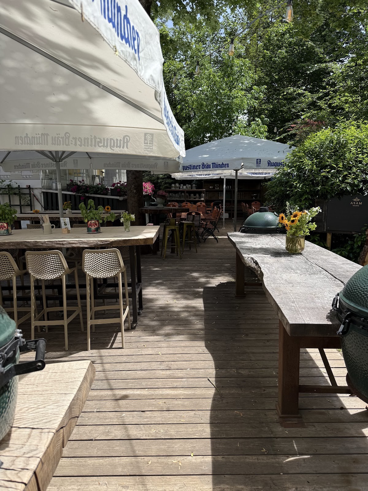 Asam Schlössl - Historisches Wirtshaus mit gehobener bayrisch-internationaler Küche in München, Grillspezialitäten: the place