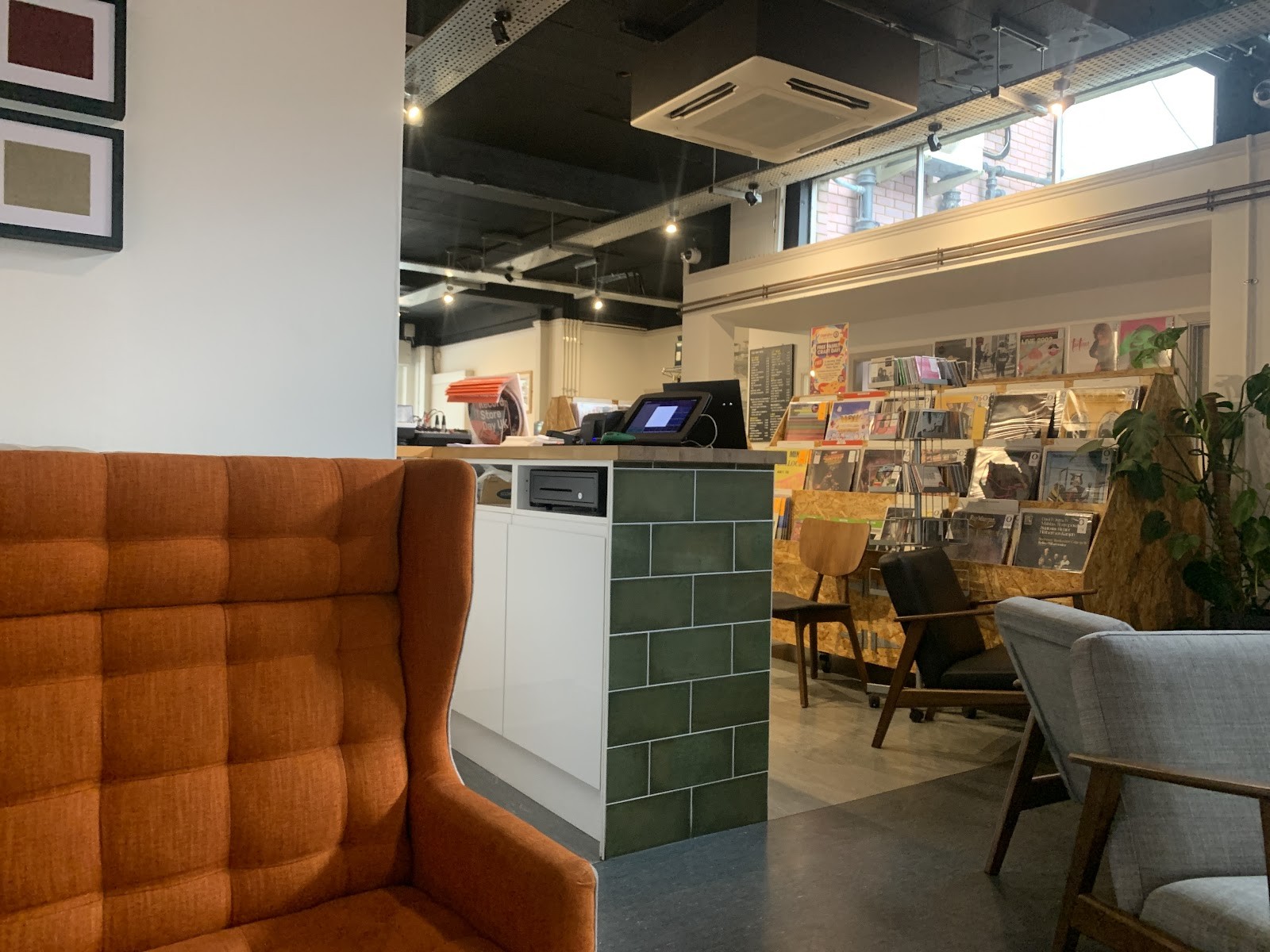 the Orpington Café & Record Store: the place