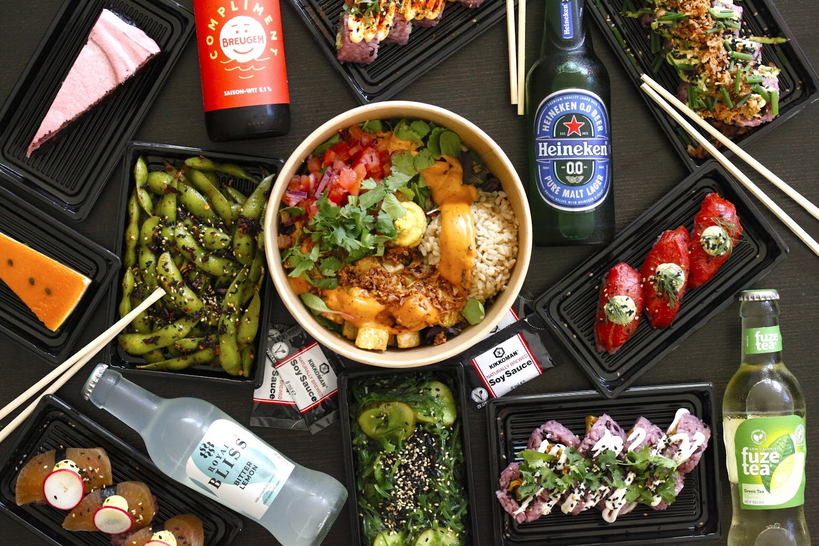 Nami Vegan Sushi: food & drinks