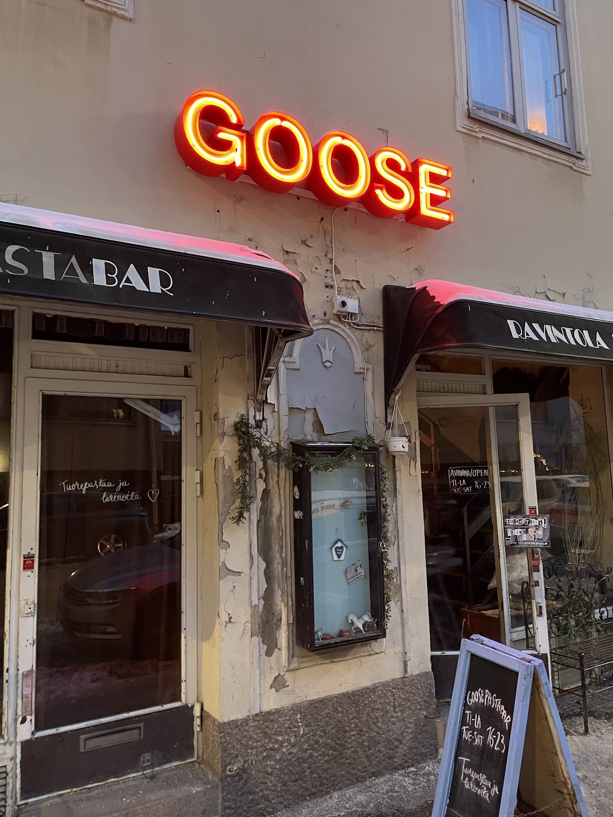 Restaurant Goose Pastabar: the place