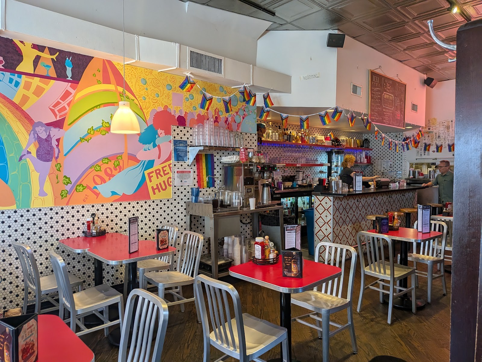 The Chicago Diner, Lakeview: the place