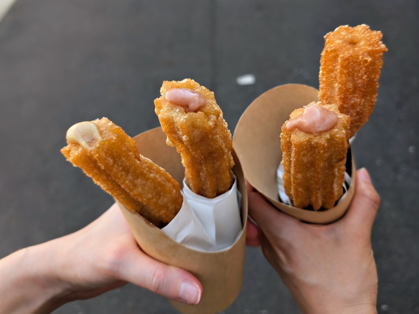 G'DAY Vegan Churros: food & drinks