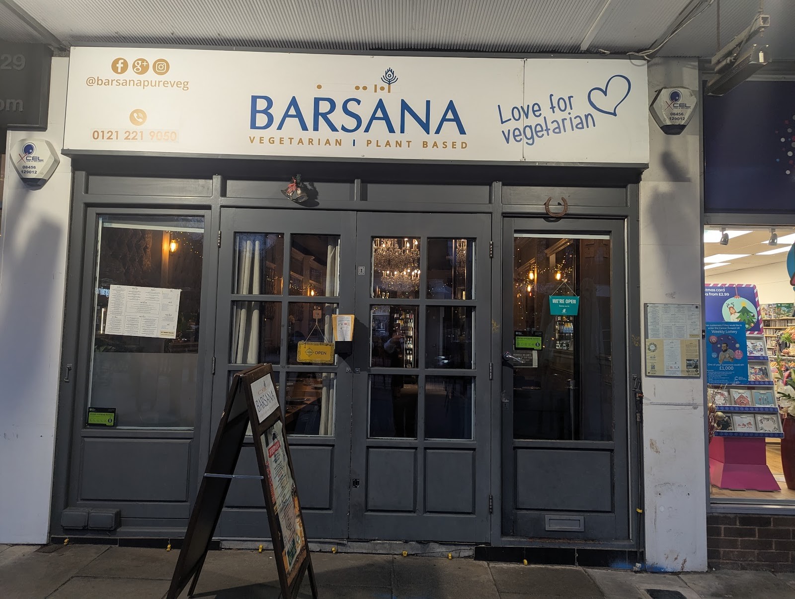 Barsana Pure Vegetarian and vegan Indian Restaurant: the place