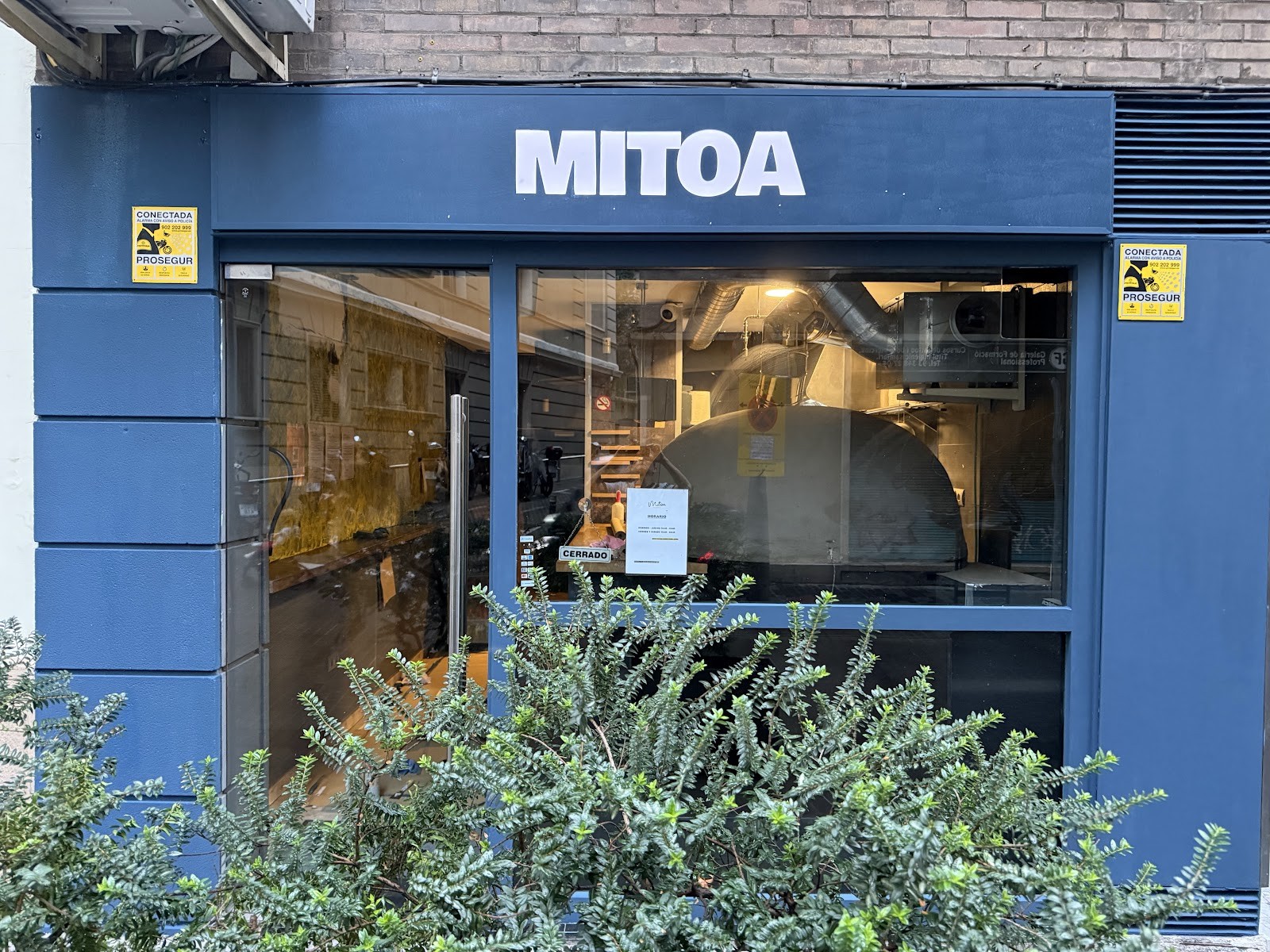 Mitoa Pizzería: the place