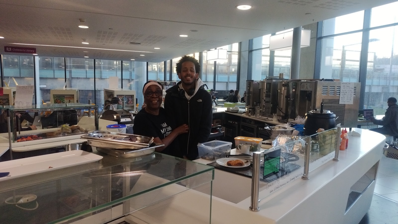 Community Cafe at 5 Pancras Square: the place